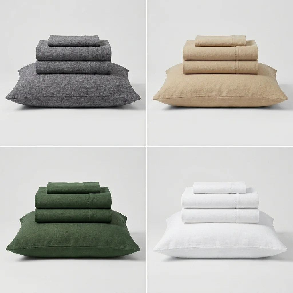 Premium Linen Bed Sheets