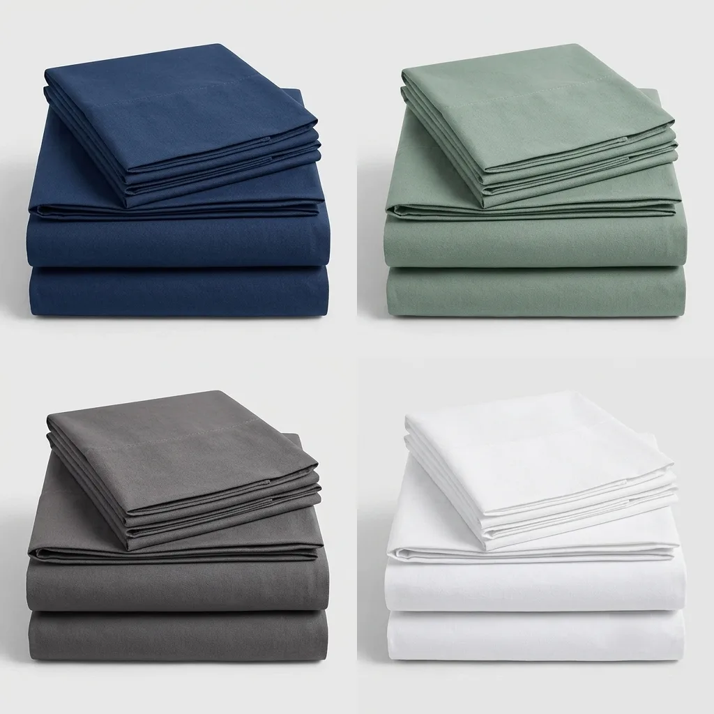 Premium Cotton Blend Bed Sheets