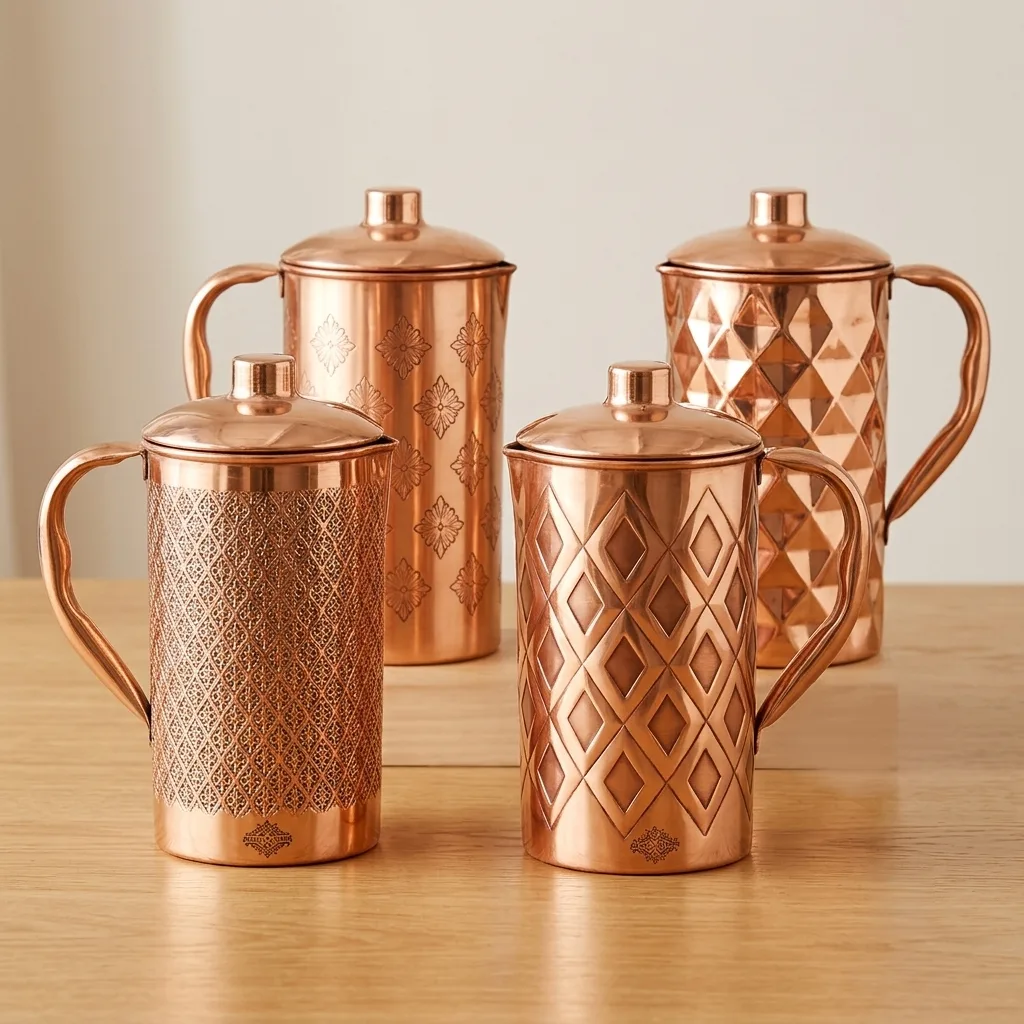 Diamond Copper Jug
