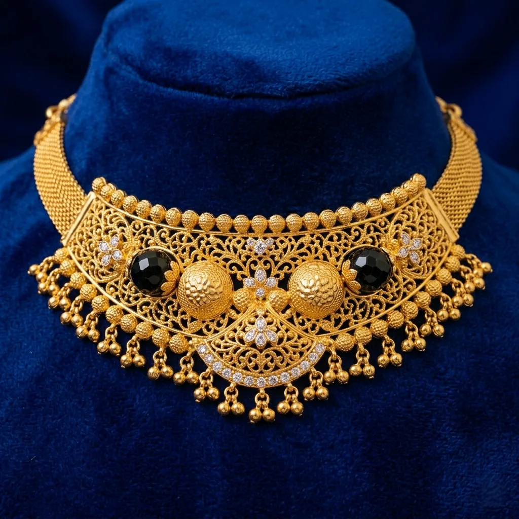 Gold Choker Set
