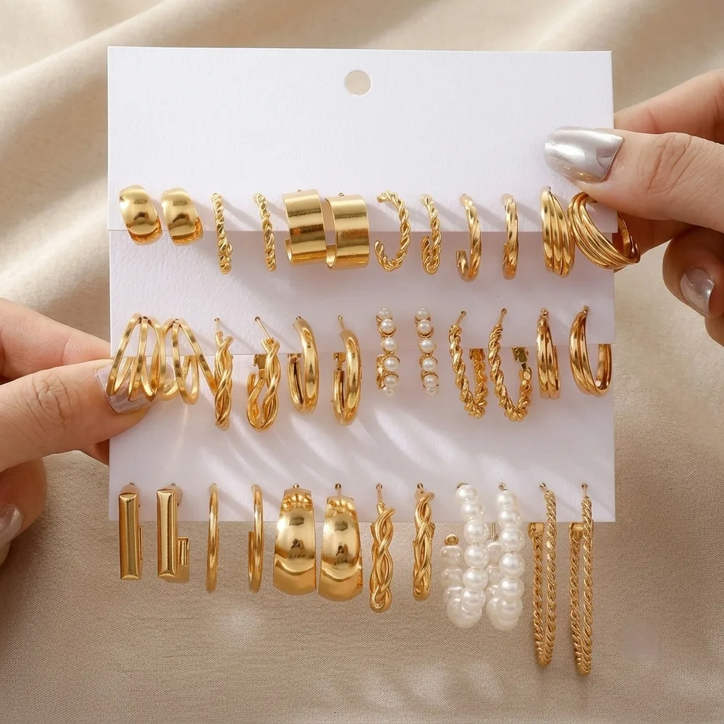 Gold Hoop Earrings