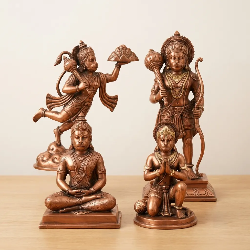 Hanuman Copper Statue