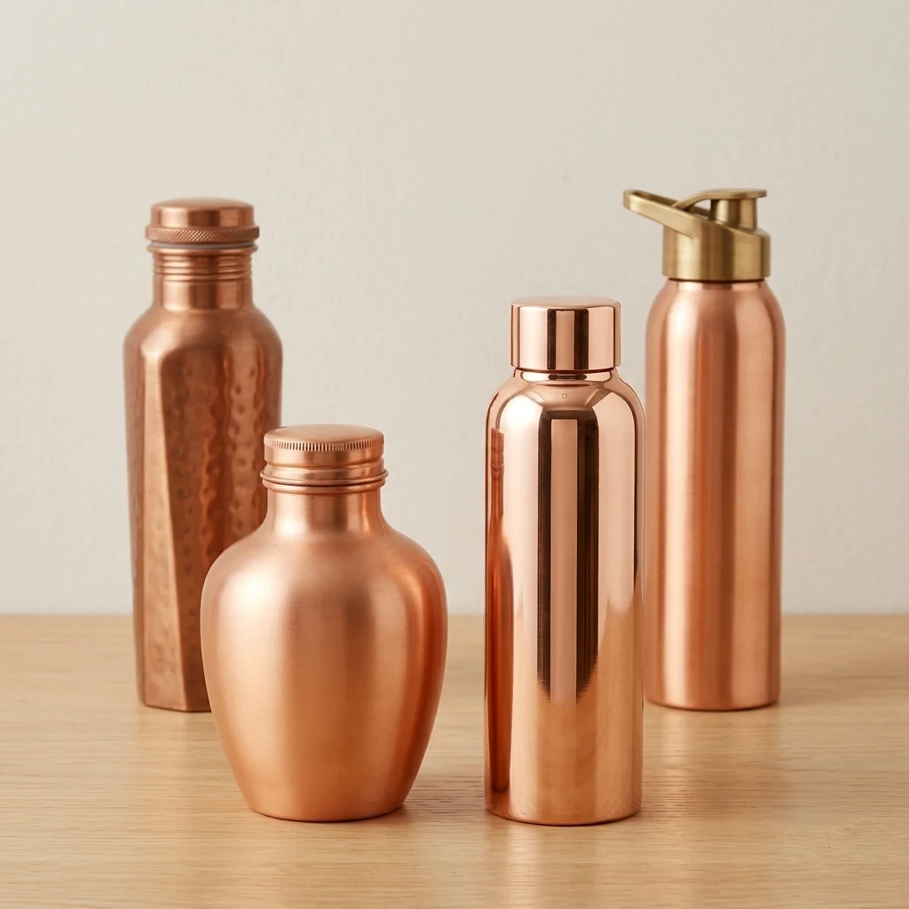 Plain Copper Bottle