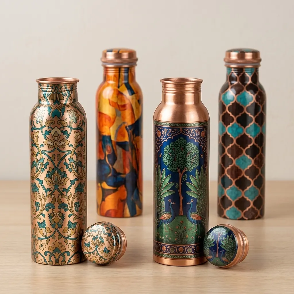 Printed Copper Bottle